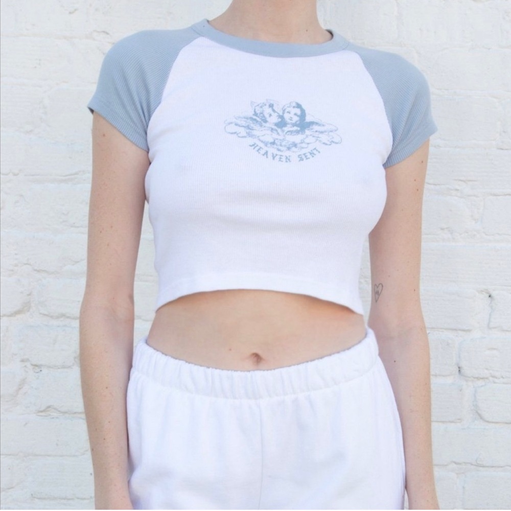 Brandy Melville Heaven Sent Crop Top